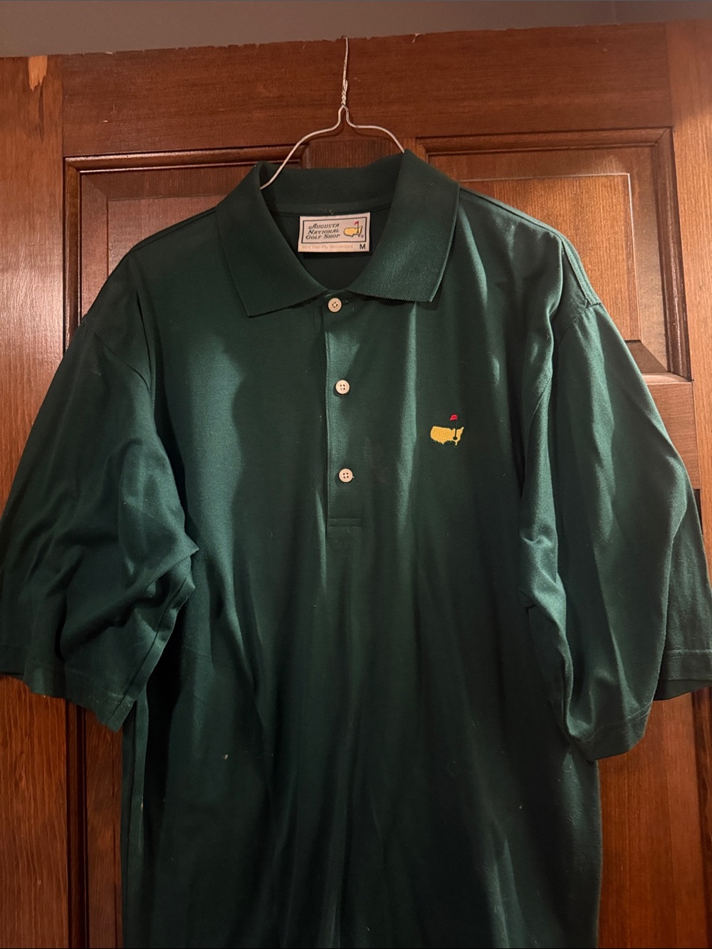 Masters Green Polo Shirt with Embroidered Logo